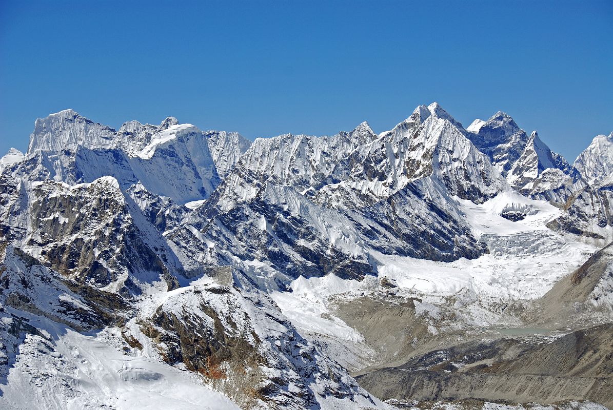 10 18 Hongu Peak, Peak 43 Kyashar, Malanphulan, Kangtega, And Khatang From West Col